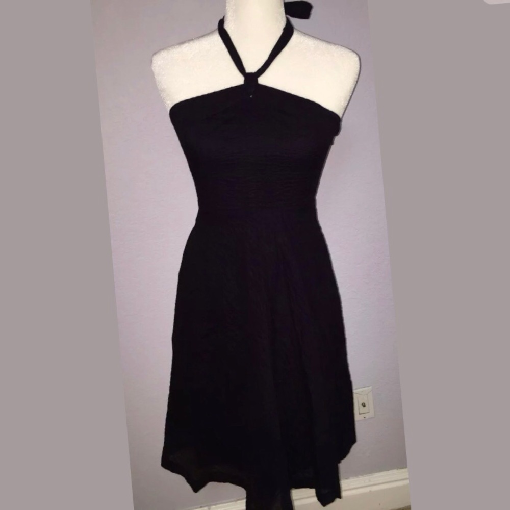 J.Crew Embossed Cotton Aubrey Halter Dress - Size 0